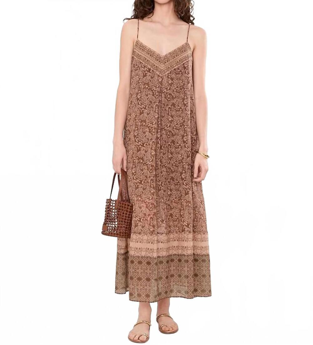 NEW SANCTUARY coastal v neck maxi dress in clay